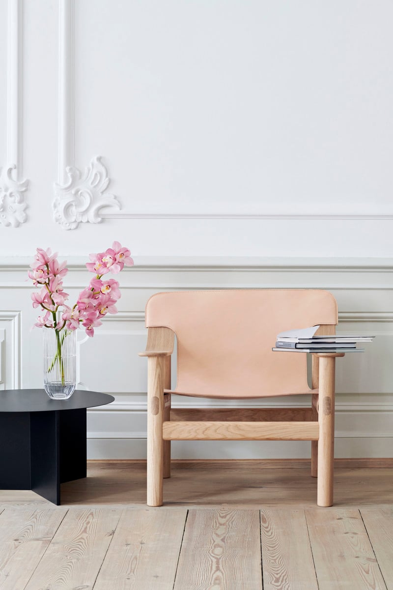 Slit table, 65 cm, black
