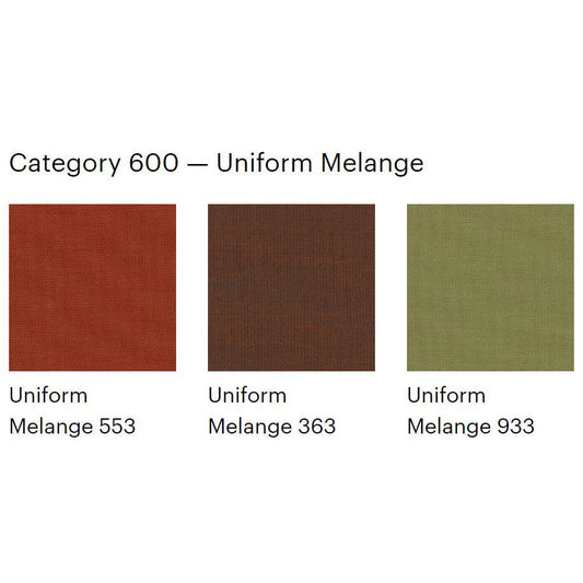 ABSENT - Modular fabric sofa (Module - Pouf / Upholstery Material - Category 600 | Uniform Melange)