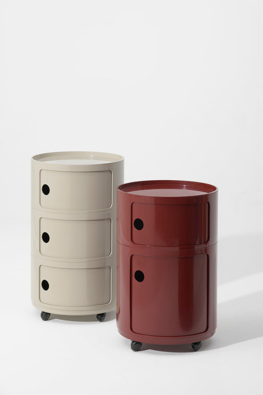 Componibili Big storage unit, 3 modules, taupe