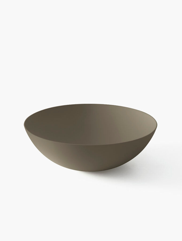 CIOTOLA 43 - Countertop round Ceramilux washbasin by Falper