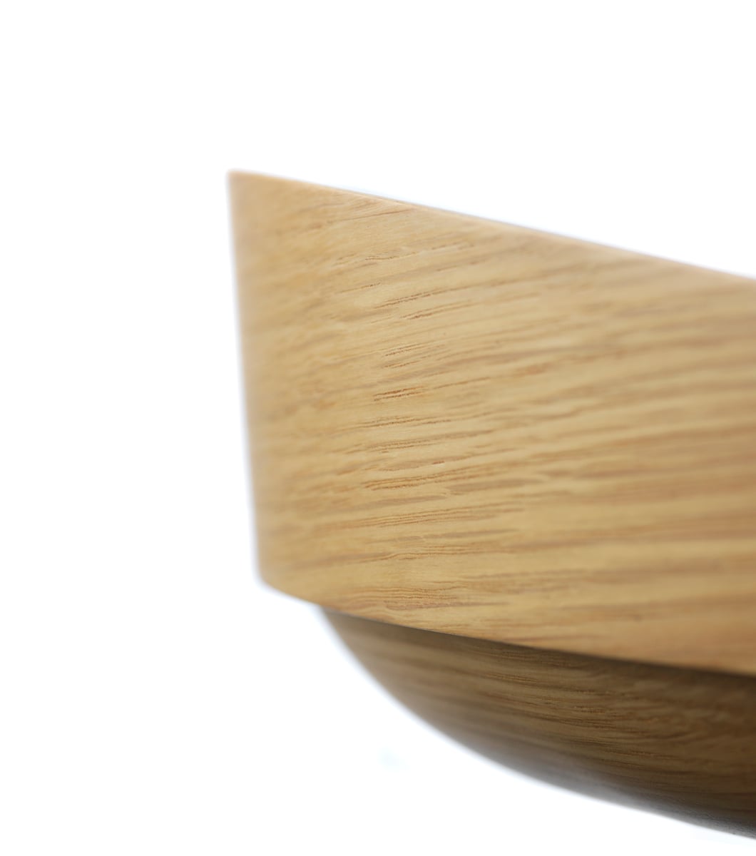 D106 Bakkedal side table, lacquered oak