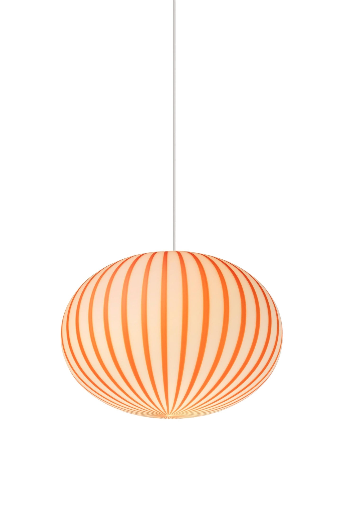 Established & Sons FILIGRANA LIGHT S3 Ellipse Pendant Ø37 Red Canes