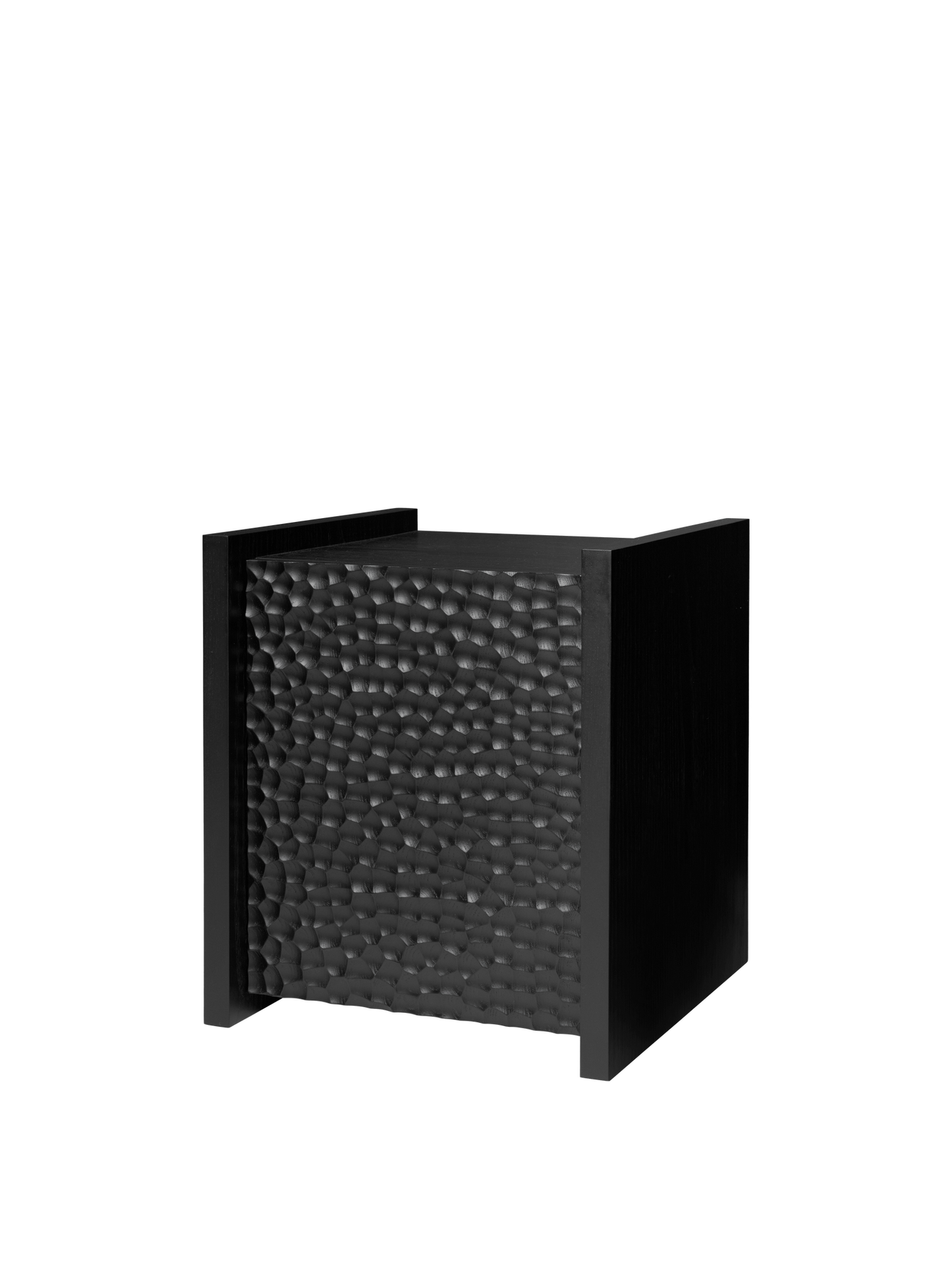 Scarni side table dark stained ash