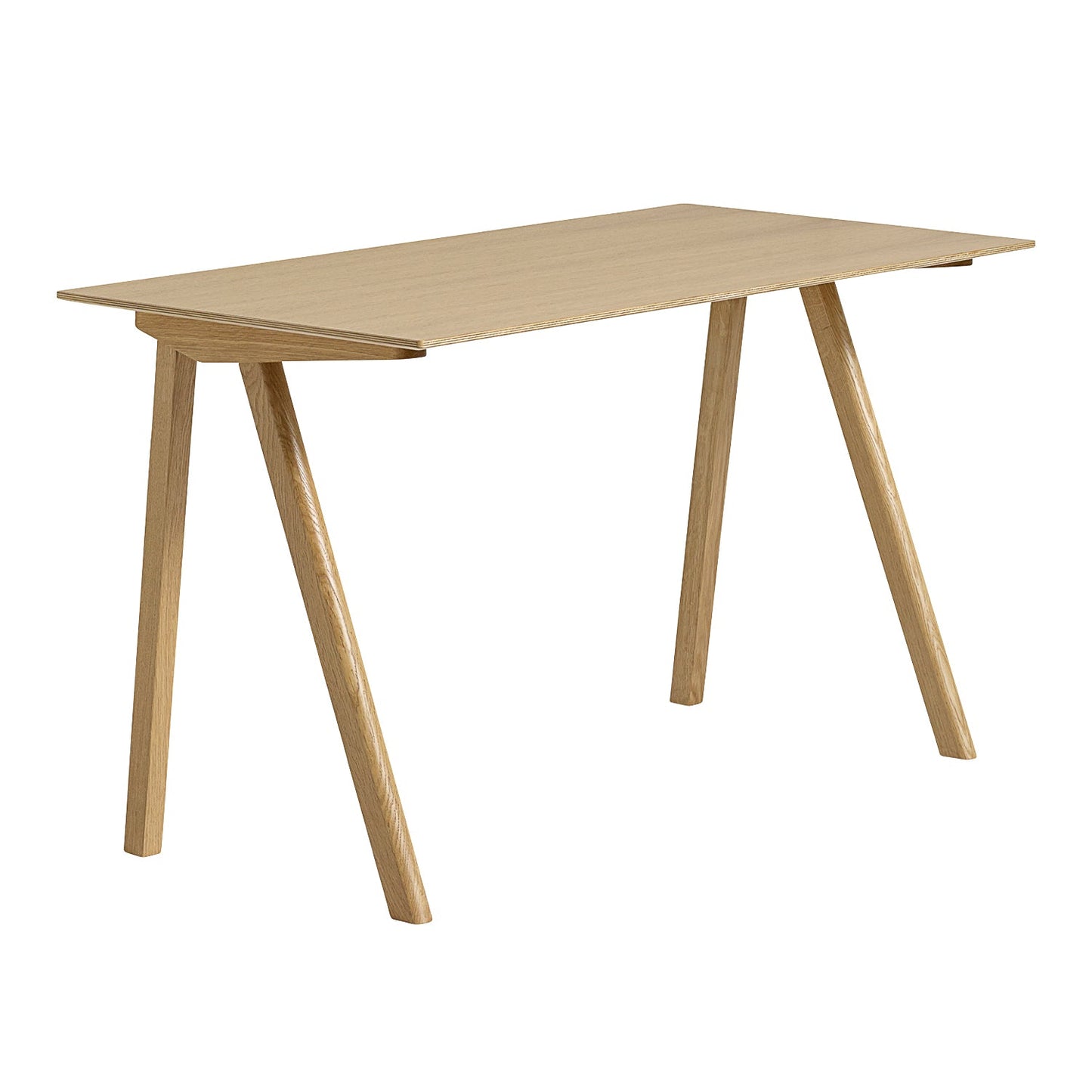 CPH90 2.0 desk, 130 x 65 cm, lacquered oak - lacquered oak veneer
