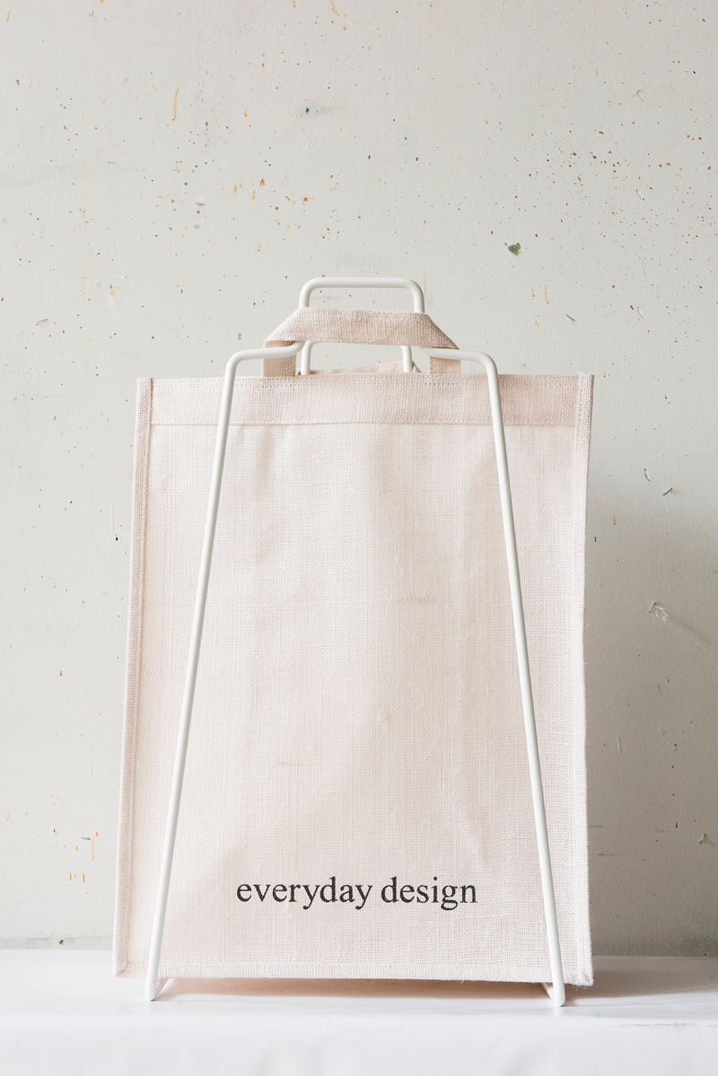 Helsinki bag holder, white