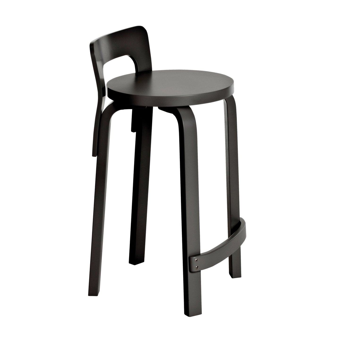 Artek High Chair K65 — black lacquered