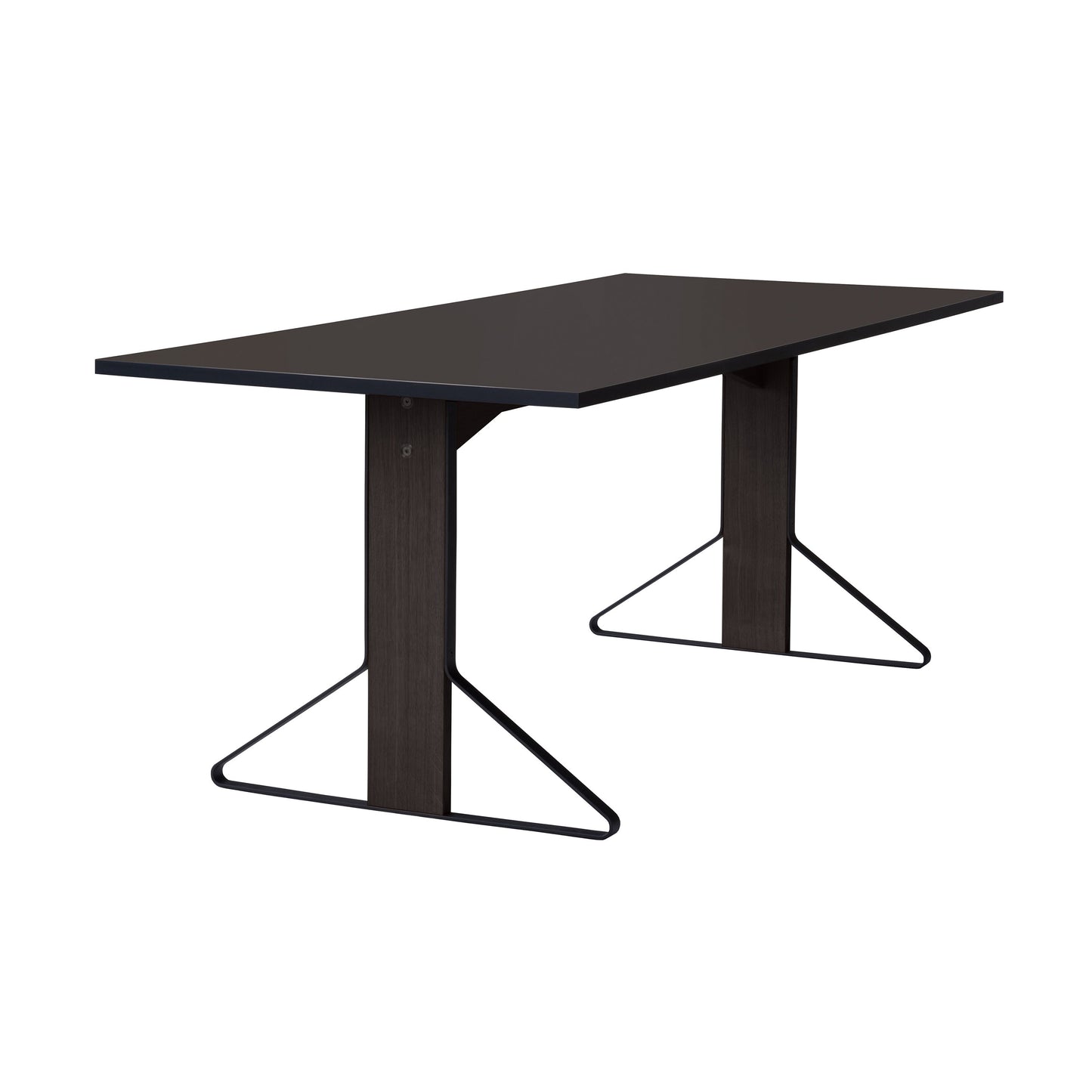 Artek Kaari Table REB 001 — black oak/black linoleum