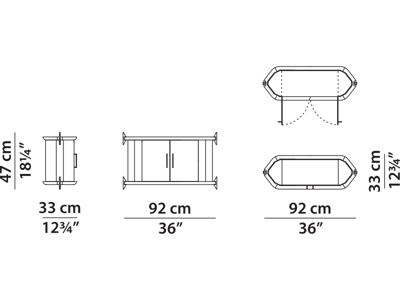 Baxter LIBELLE LIBEMO92LE technical drawing