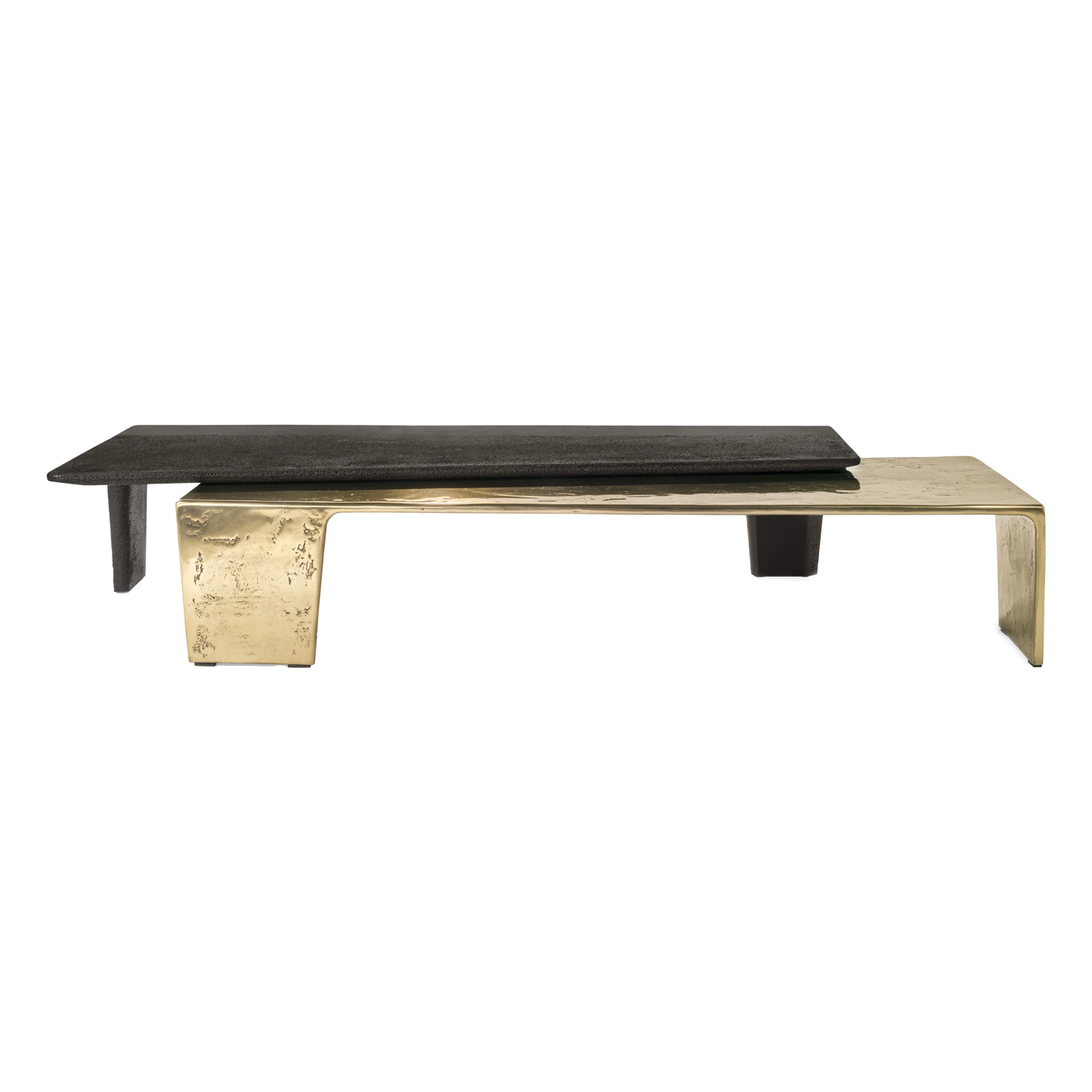 LEGO - Low rectangular cement coffee table for living room