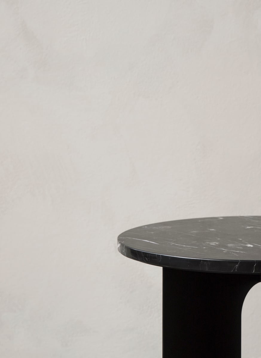Androgyne side table, 40 cm, black