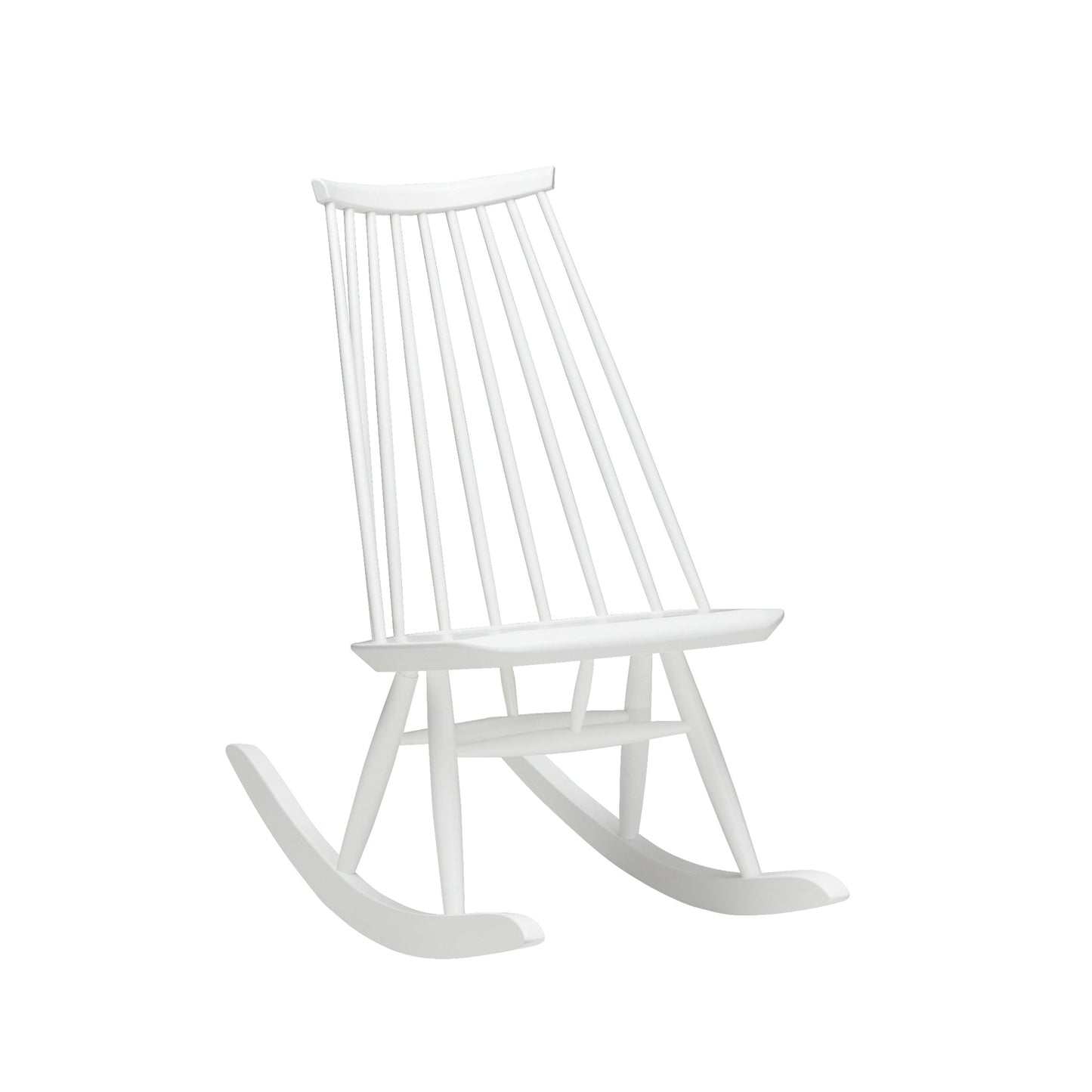 Artek Mademoiselle Rocking Chair — white lacquered