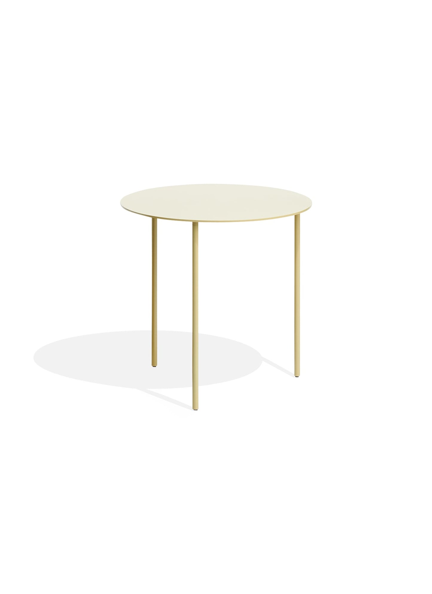 Pair side table, M, ochre steel