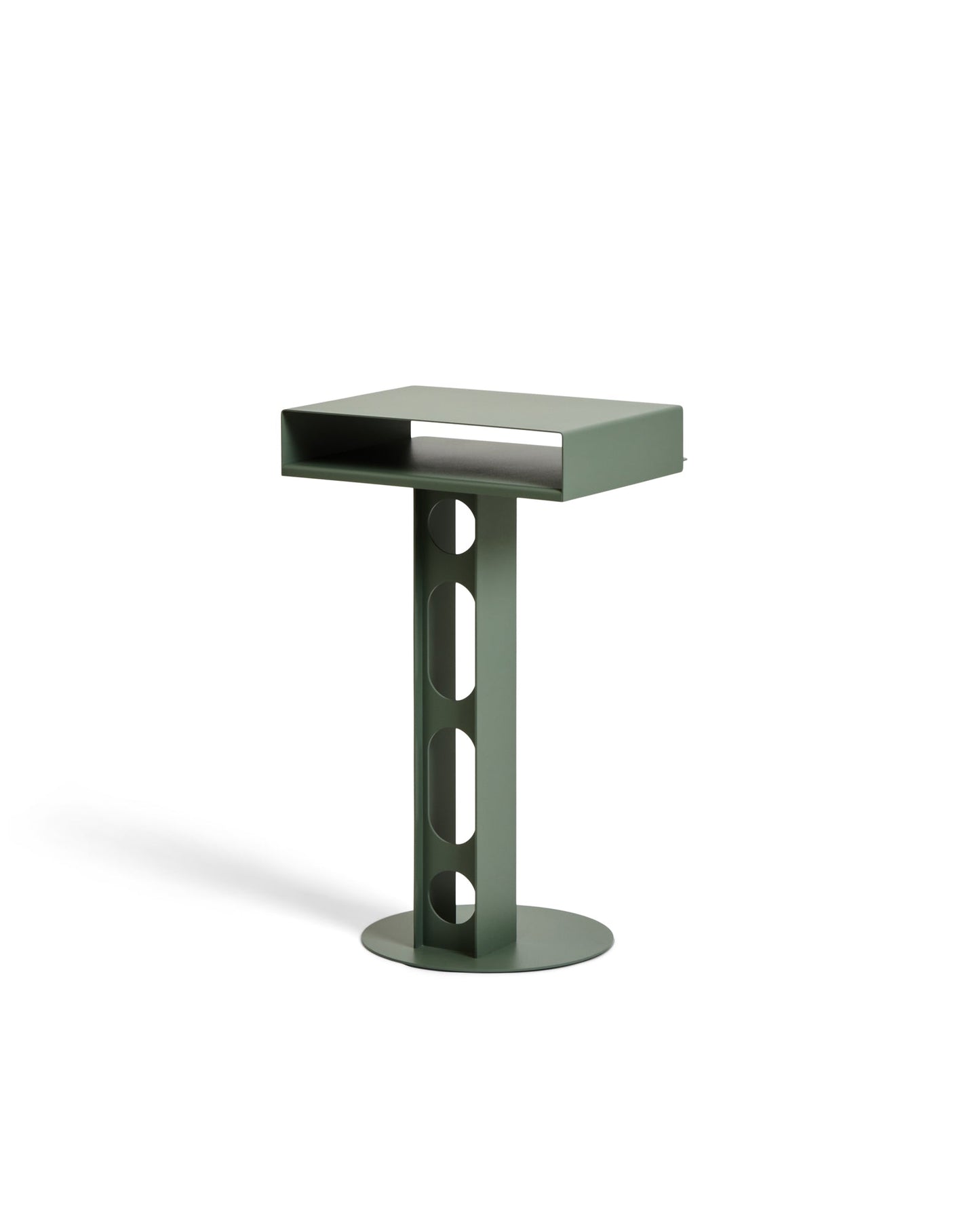 Sidekick table, mossy green