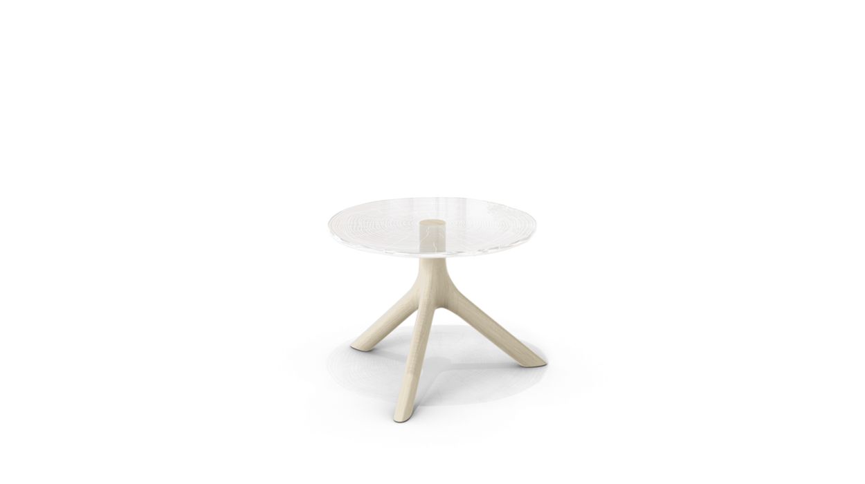 PLEXIWOOD COCKTAIL TABLE - H.30CM by Roche Bobois