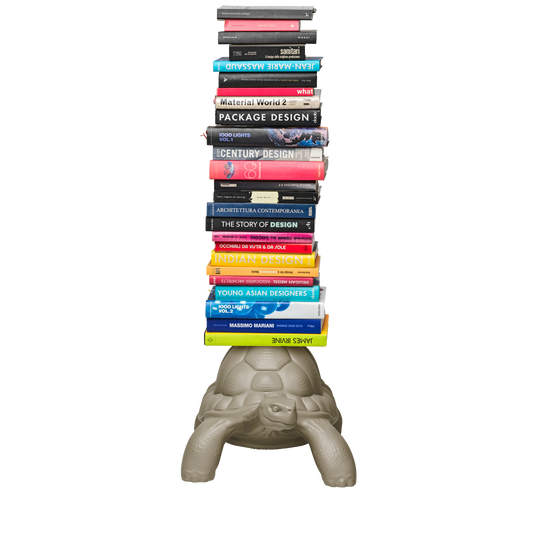 Turtle Carry Bookcase by QeebooTurtle Carry Bookcase by Qeeboo #Dove Grey
