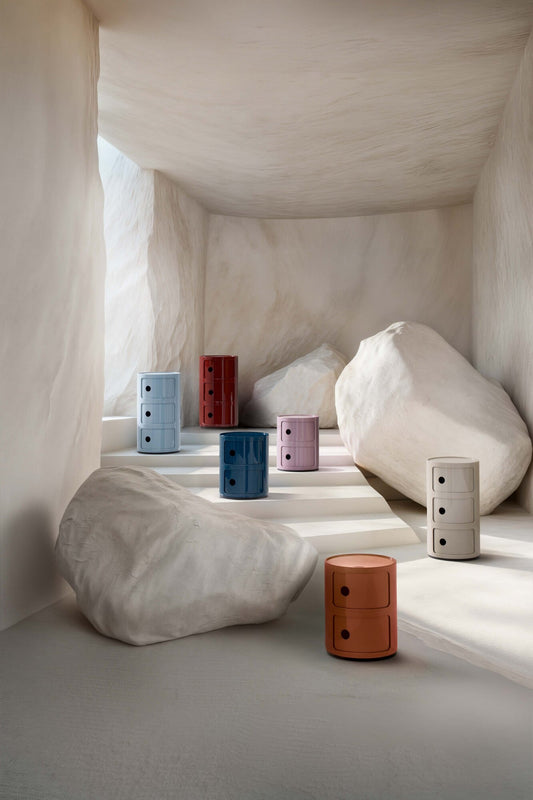 Componibili storage unit, 2 modules, mauve