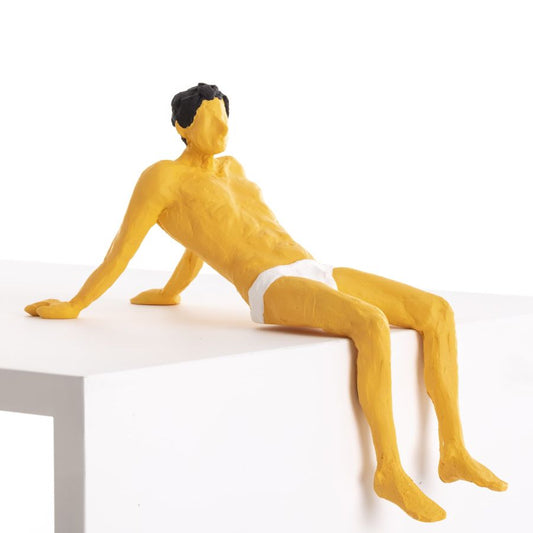 Resin Decorative Object Love Is a Verb Pierrot by Seletti