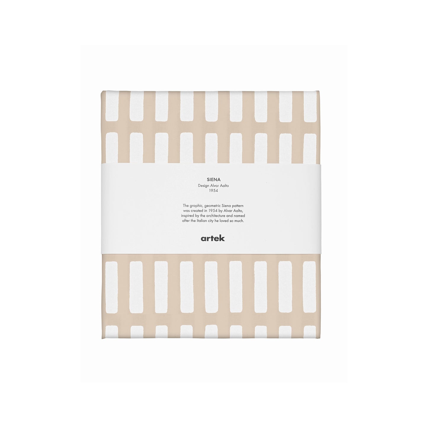 Artek Siena Fabric, cotton — sand/white