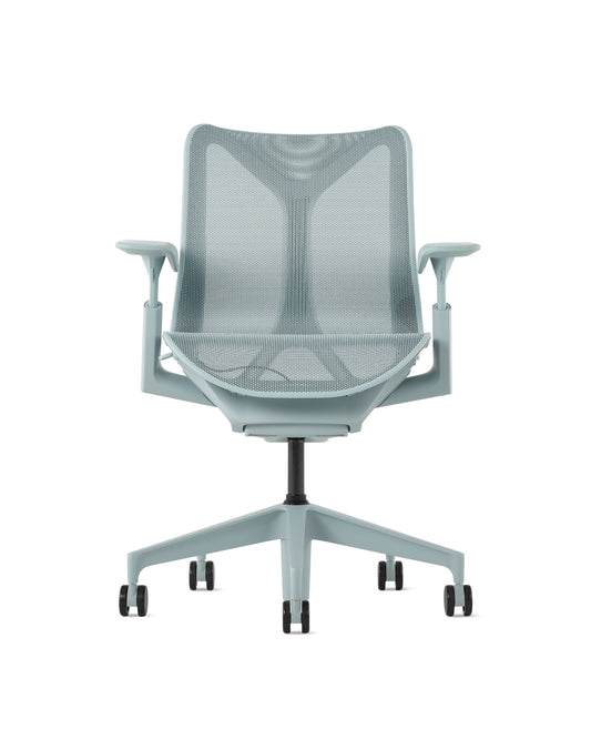 Cosm - Ergonomic Office Chair With Low Back by Herman Miller #Adjustable Arm/Glacier/2.5-inch Hard Floor or Carpet Caster with Quiet Roll