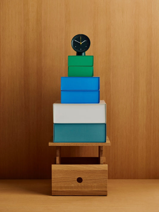Colour Storage box, L, chalk white