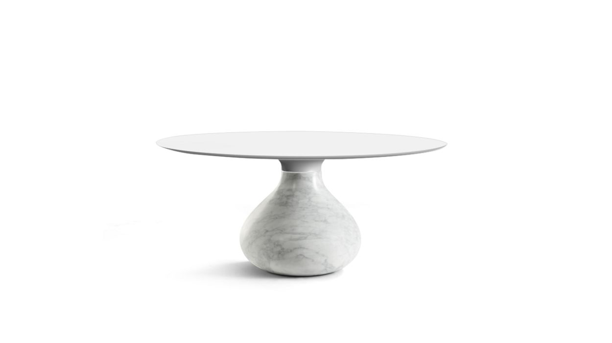 AQUA COCKTAIL TABLE by Roche Bobois #Fenix : Blanco/matte carrare