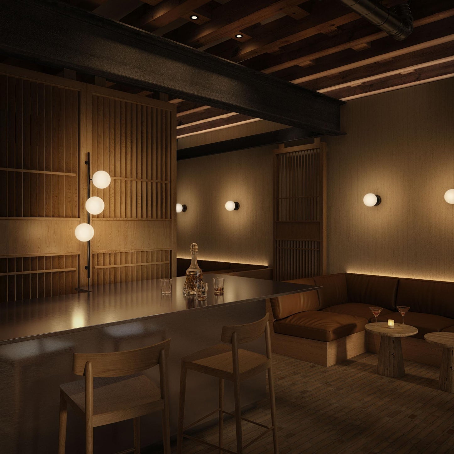 Edgeform Stringball 1 Wall/Ceiling Lamp Anthracite