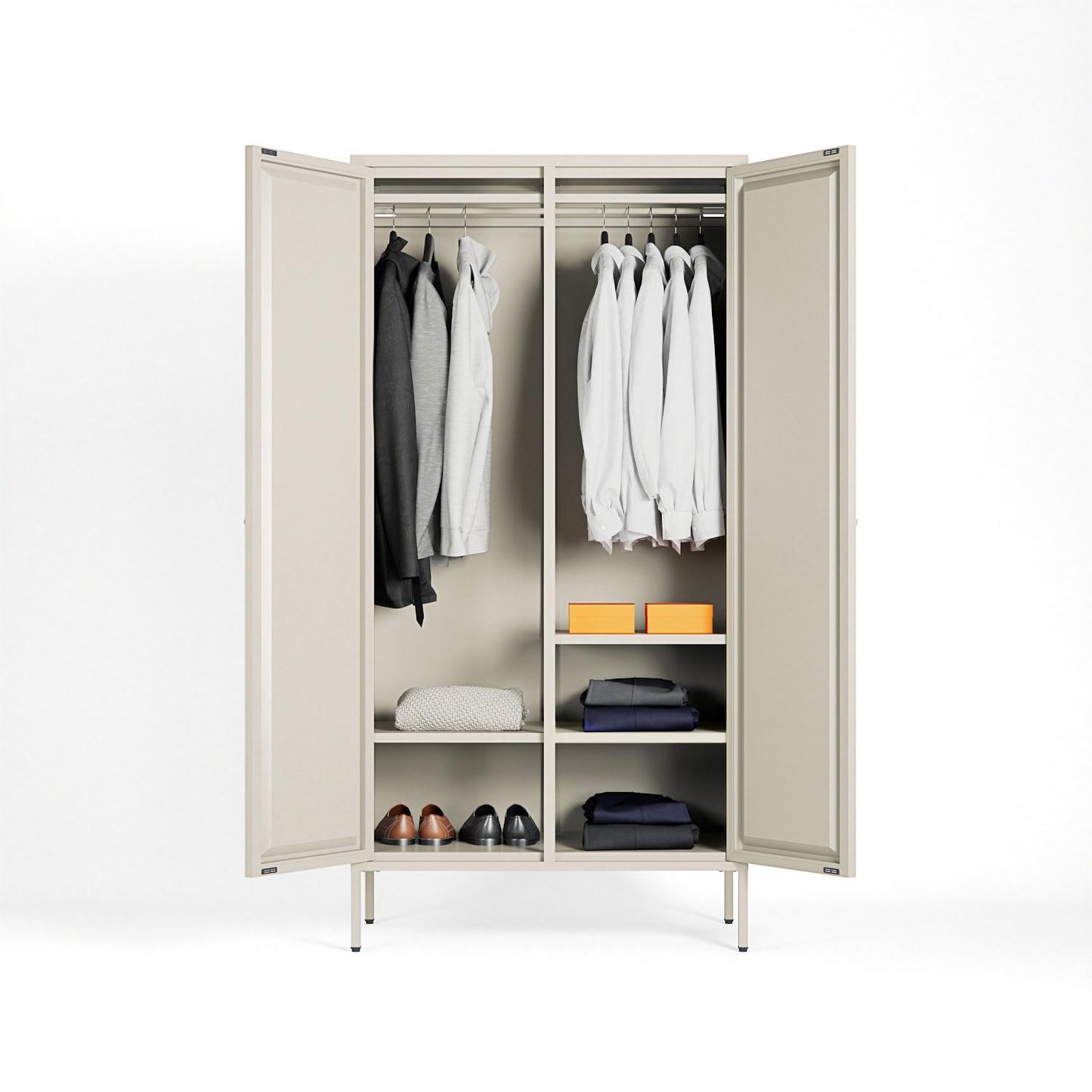 Department Keep Wardrobe 180 cm Pebble Grey
