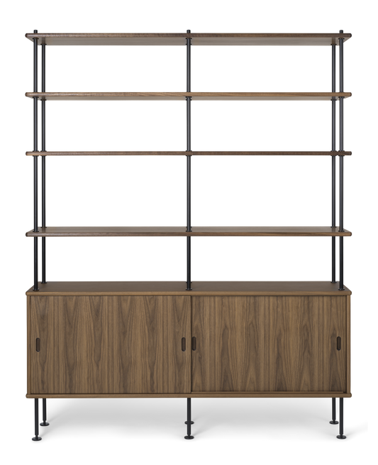 BM0253 Shelving system - Walnut, Oil