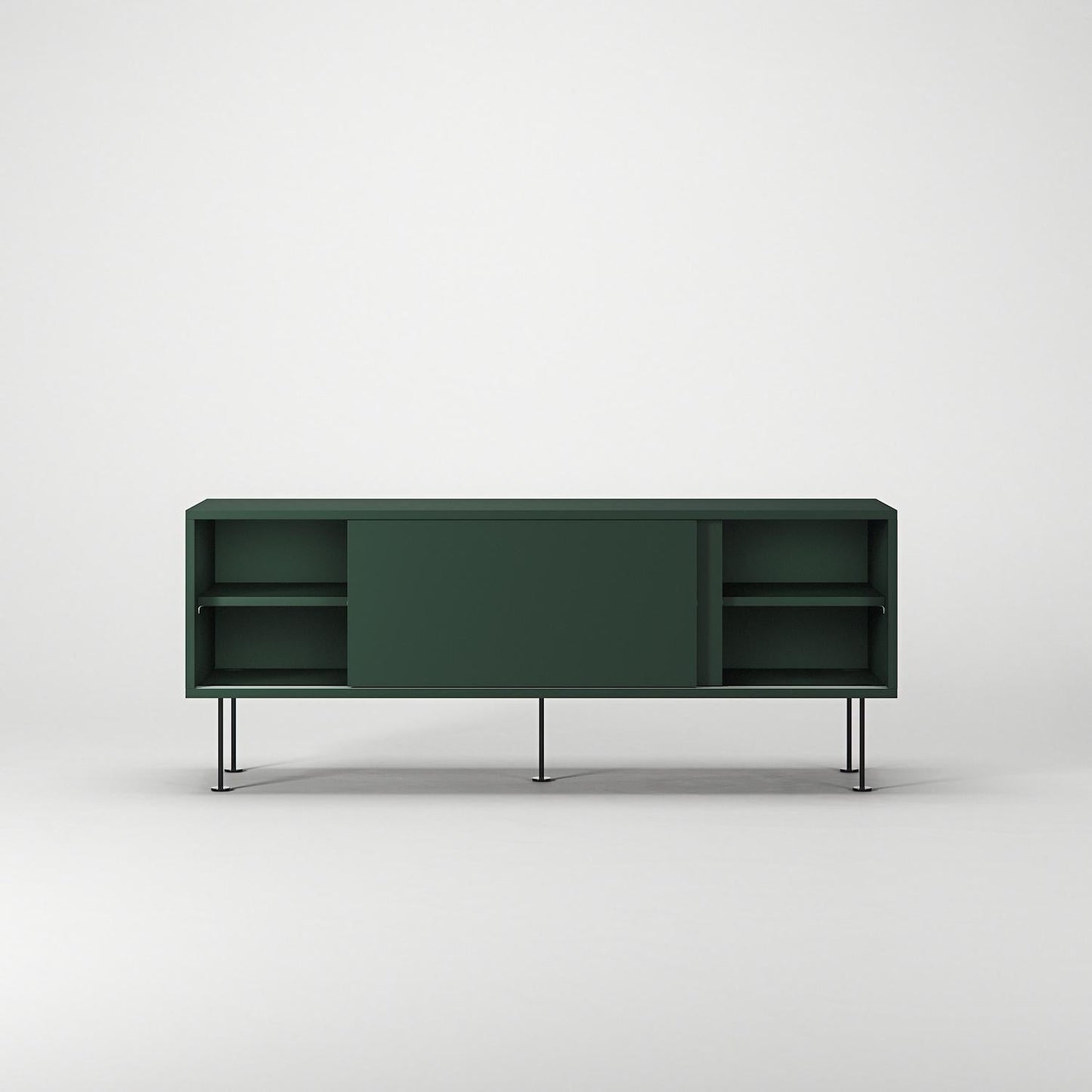 Decotique Vogue TV Bench with Legs 136 Green/Black