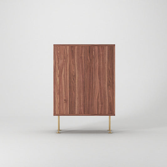 Decotique Vogue 64 Cabinet Walnut/Brass