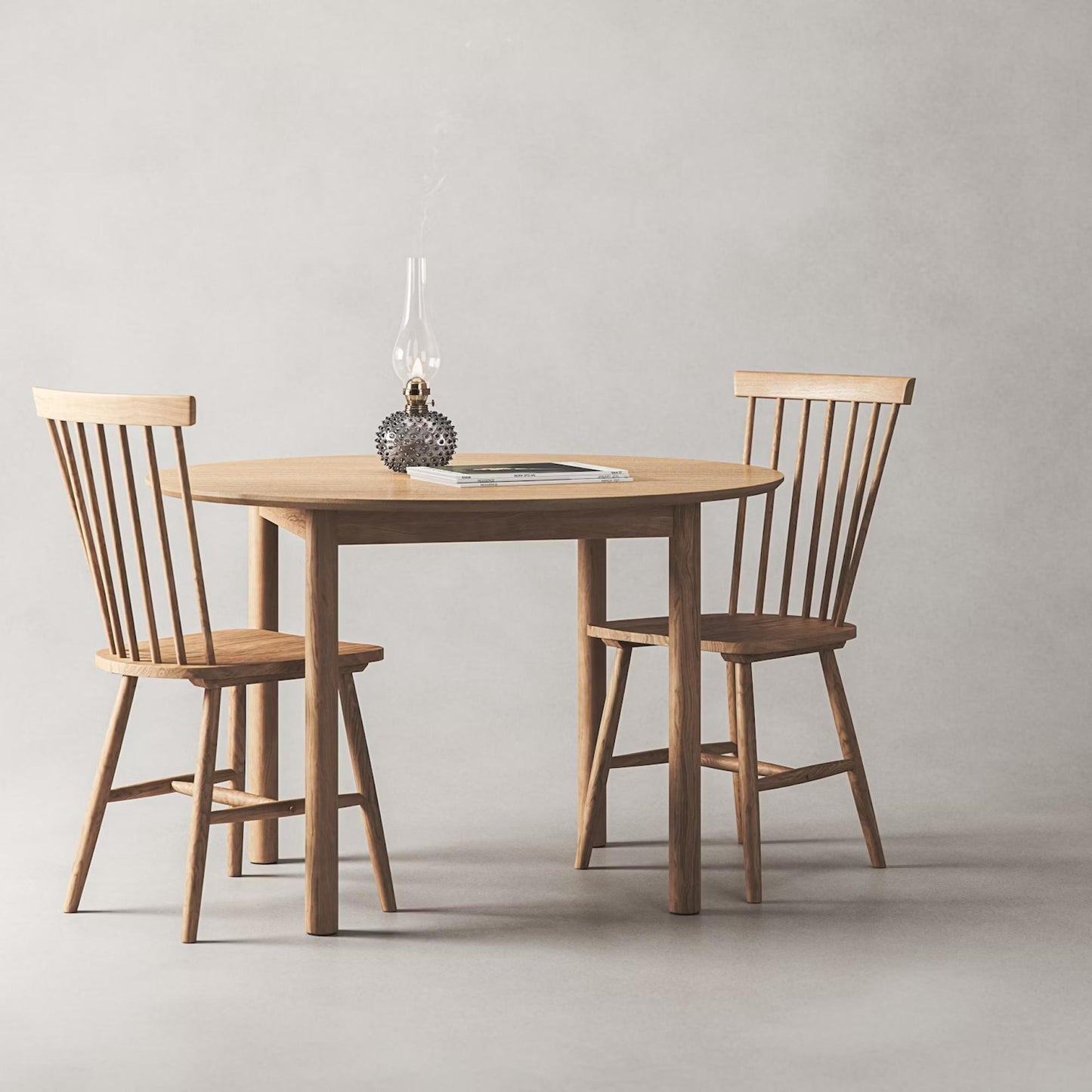 Department Wood H17 Windsor Dining Chair Dark Grey