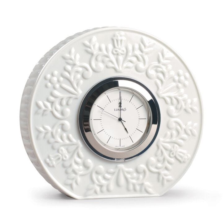Logos Clock by Lladró