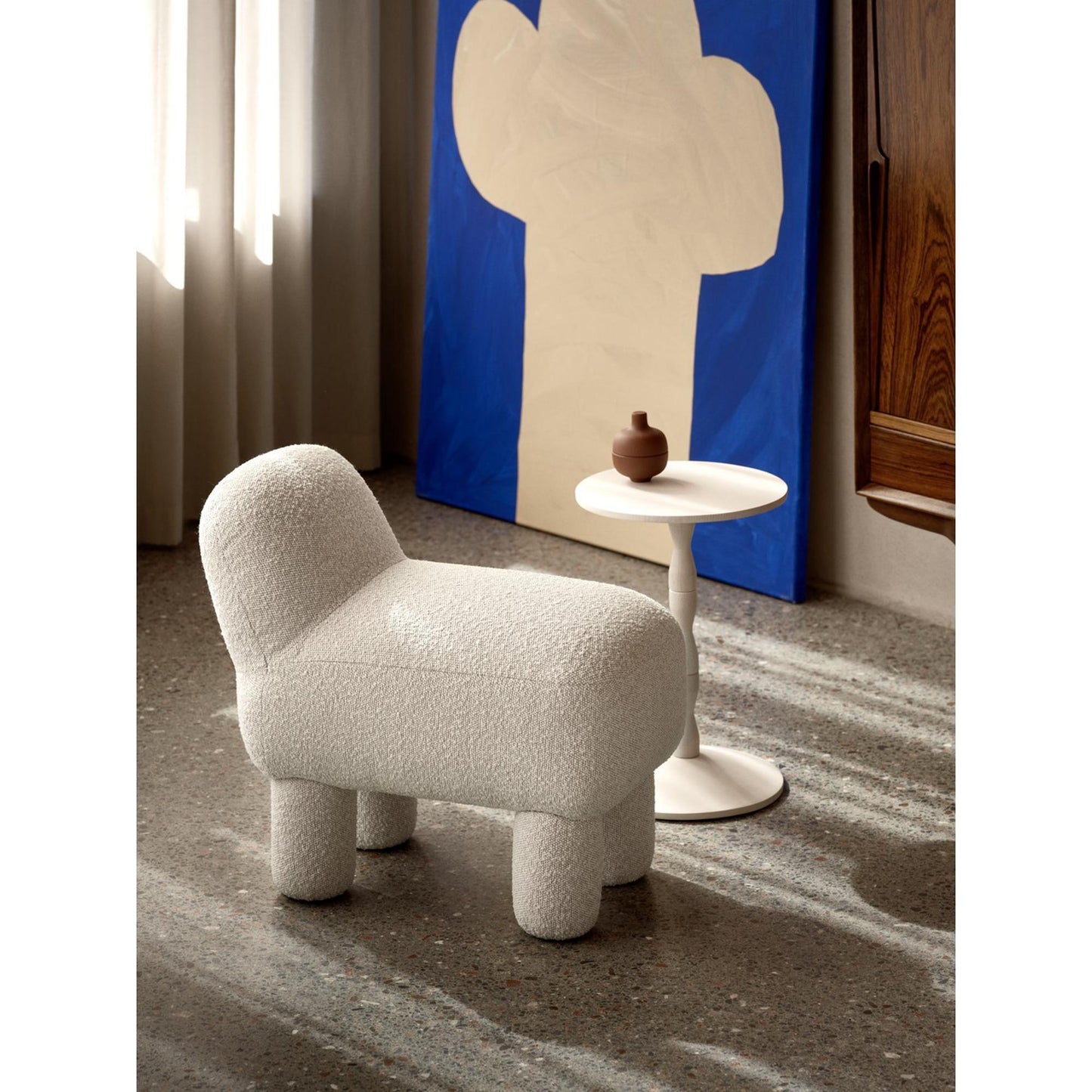 Design House Stockholm Lulu Pouf Brown
