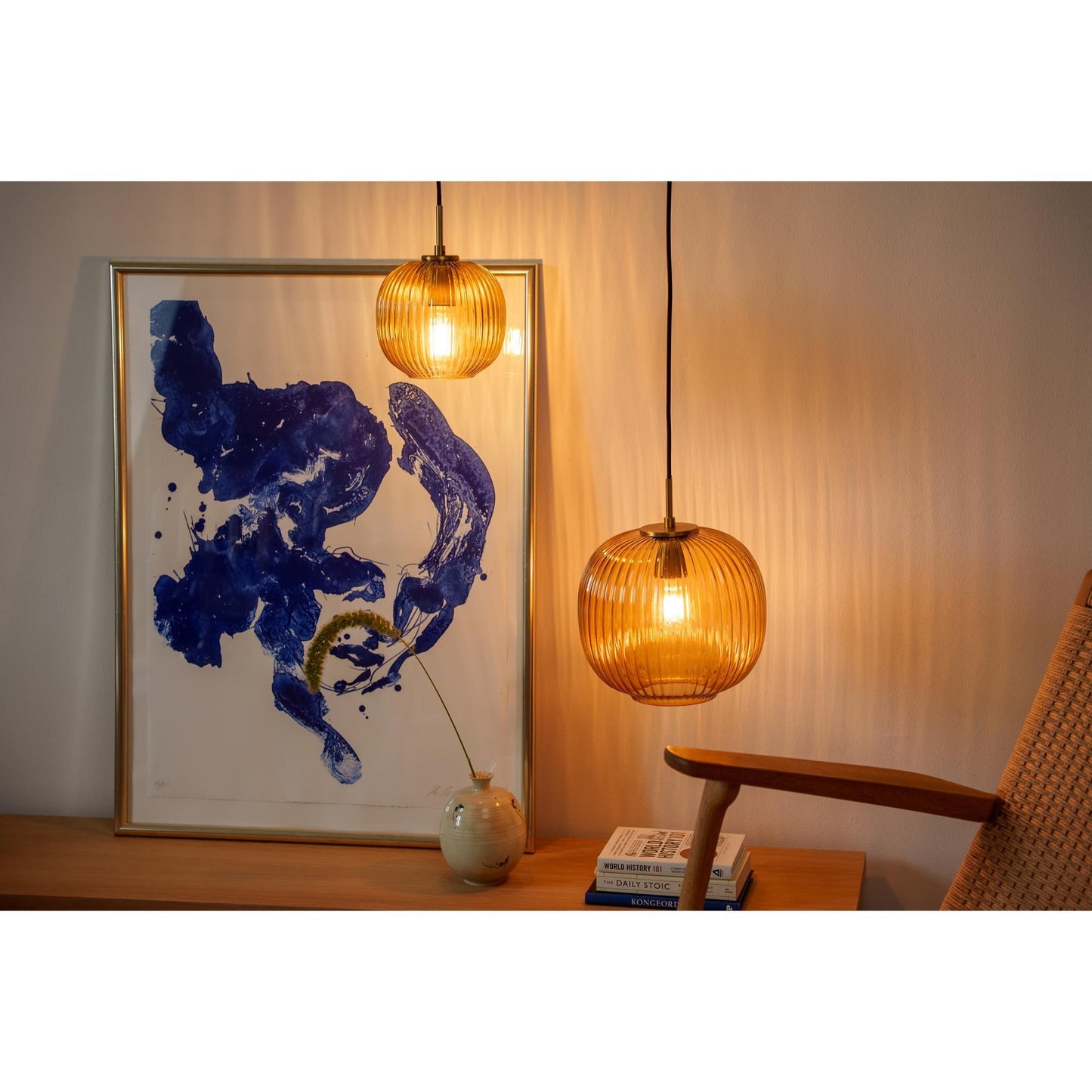 Edgeform Vibra Pendant Ø26 Amber