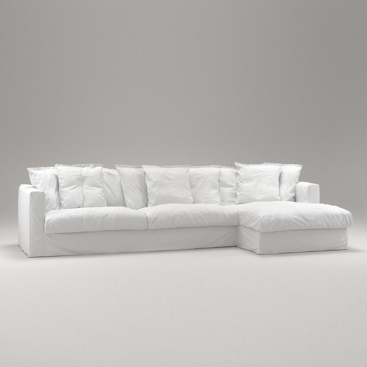 Decotique Le Grand Air 3-Seater Sofa Chaise Right White