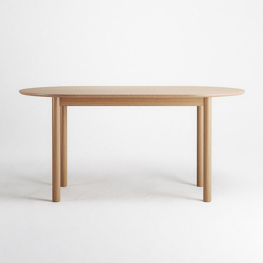 Department Wood Dining Table 90x160 cm Oak