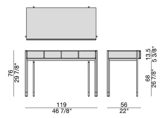 ELEY - WRITING DESK