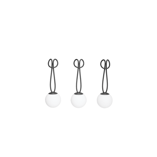 Fatboy Bolleke Mini Portable Lamp Set of 3 Anthracite