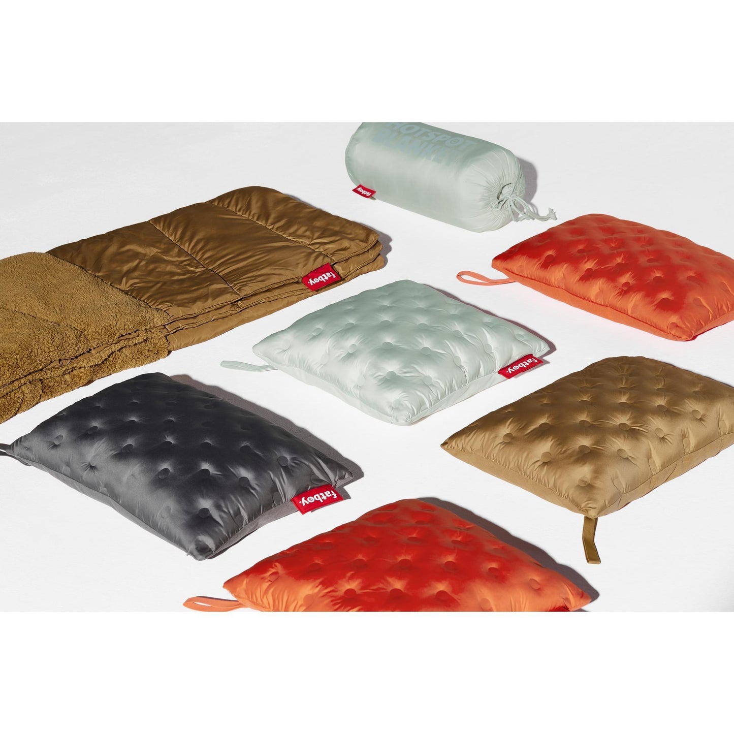 Fatboy Hotspot Cushion Line Quadro Velvet Almond