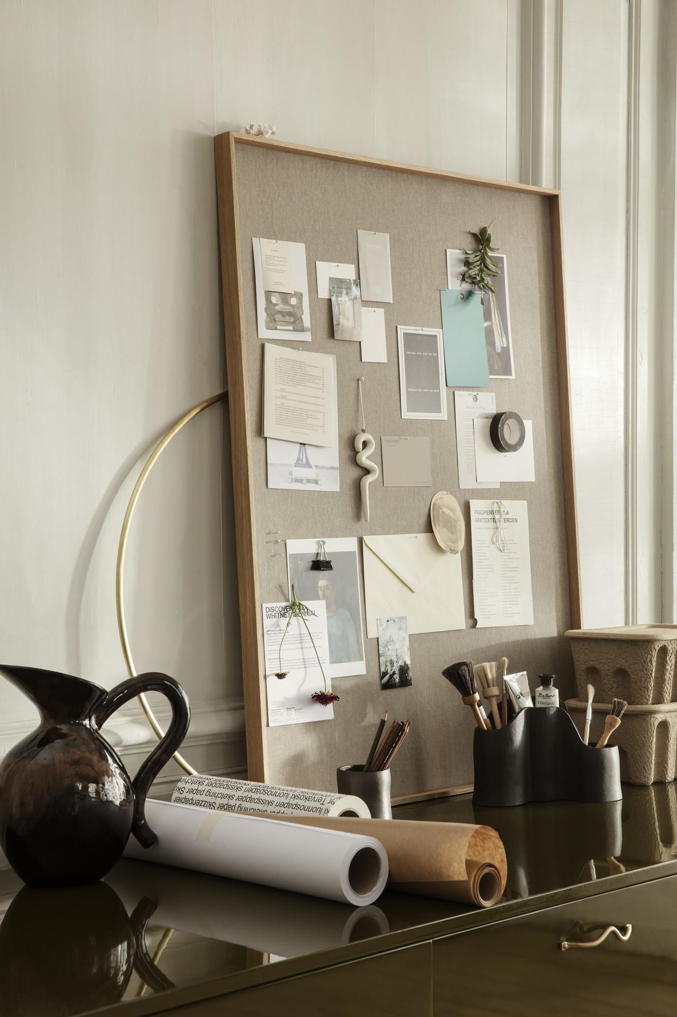 Ferm Living Scenery Notice Board Narrow Oak
