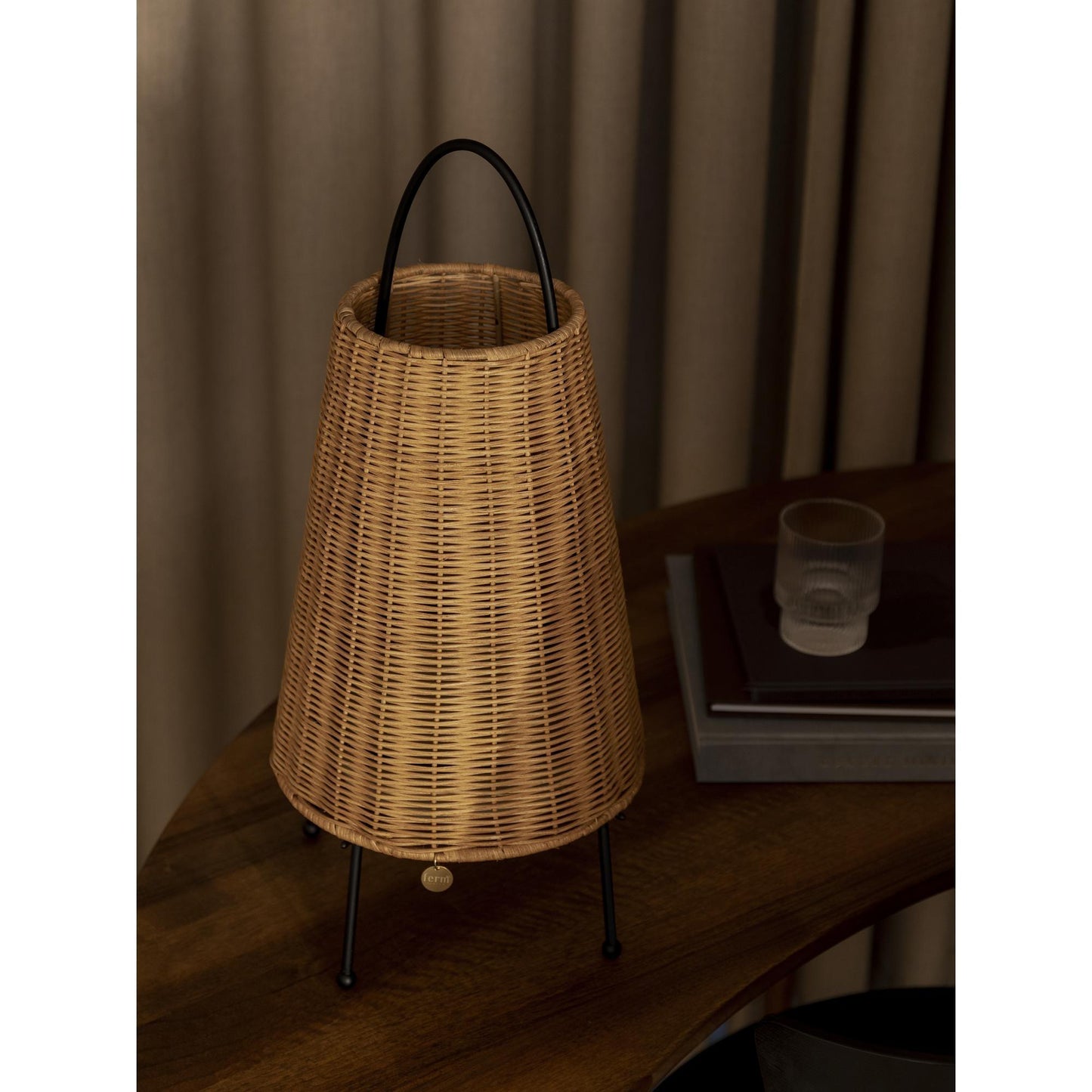 Ferm Living Porti Braided Portable Lamp Natural