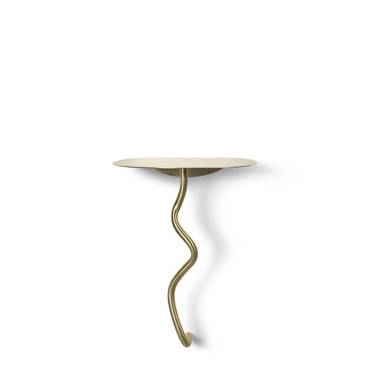Ferm Living Curvature Wall Table Brass