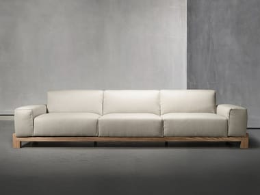 BENTE - 3 seater fabric garden sofa by Piet Boon