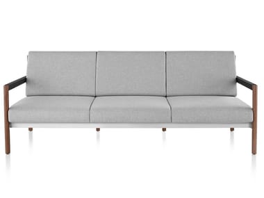BRABO - 3 seater fabric sofa by Herman Miller