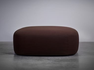 BO LIVING - Upholstered fabric pouf by Piet Boon