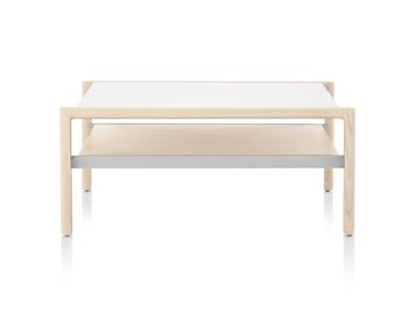 BRABO - Rectangular wooden side table by Herman Miller
