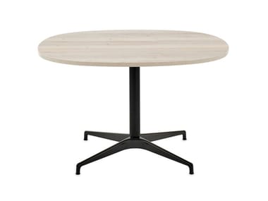 CIVIC - Oval table with 4-star base by Herman Miller