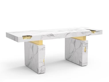 EMPIRE ESTREMOZ - Rectangular marble writing desk by Boca do Lobo