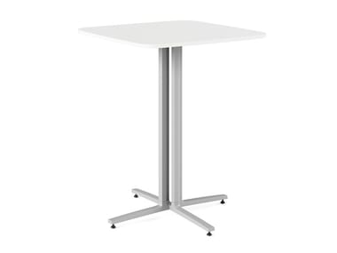 EVERYWHERE - Square high table with 4-star base by Herman Miller