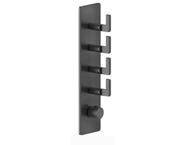 INCISO - 5 hole thermostatic metal shower mixer with plate by Gessi